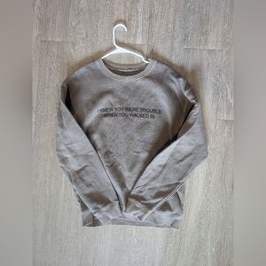 Taylor Swift x Urban Outfitters Crewneck I Knew You Were Trouble